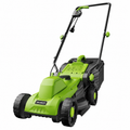 DL 13 Inch Corded Electric Lawn Mower 11 Amp with 5 Position Height Adjustment 8 Gallon Grass Bag for Small Yard