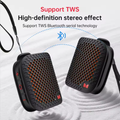 M3 Magnetic Clip-On Mini BT V5.4 Portable Outdoor Wireless Bluetooth Speakers with Bass